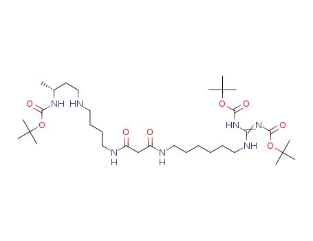 Bis(1,1-dimethylethyl) 3-[[(1,1-dimethylethoxy)carbonyl]amino]-23(R)-methyl-12,14-dioxo-2,4,11,15,20,24-hexaazapentacos-2-enedioate