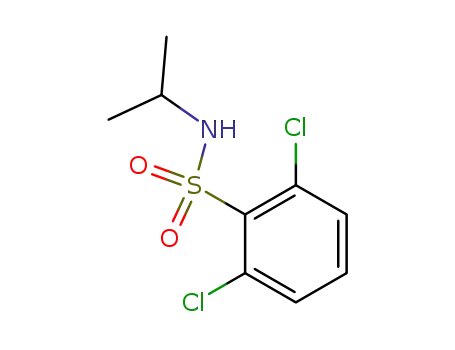 Molecular Structure of 349403-93-6 (Benzenesulfonamide, 2,6-dichloro-N-(1-methylethyl)-)