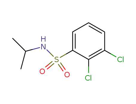 Molecular Structure of 633697-26-4 (Benzenesulfonamide, 2,3-dichloro-N-(1-methylethyl)-)