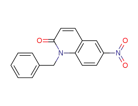 Molecular Structure of 627531-53-7 (2(1H)-Quinolinone, 6-nitro-1-(phenylmethyl)-)