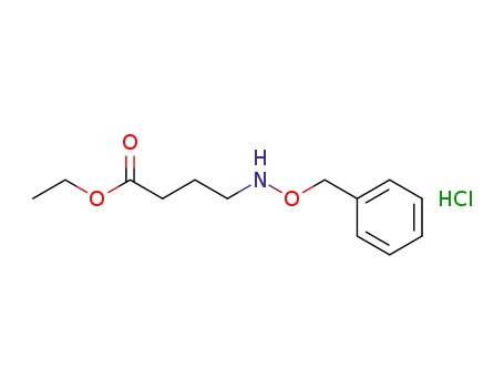 Butanoic acid, 4-[(phenylmethoxy)amino]-, ethyl ester, hydrochloride