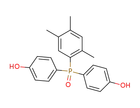 Molecular Structure of 452311-01-2 (Phenol, 4,4'-[(2,4,5-trimethylphenyl)phosphinylidene]bis-)