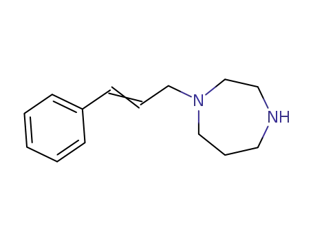 Molecular Structure of 40389-68-2 (1H-1,4-Diazepine, hexahydro-1-(3-phenyl-2-propenyl)-)