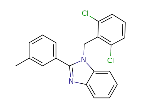 1H-Benzimidazole, 1-[(2,6-dichlorophenyl)methyl]-2-(3-methylphenyl)-