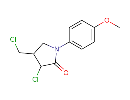 3-Chloro-4-(chloromethyl)-1-(4-methoxyphenyl)pyrrolidin-2-one