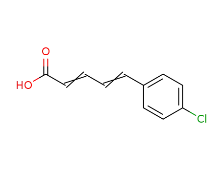 Molecular Structure of 50667-96-4 ((2E,4E)-5-(4-chlorophenyl)penta-2,4-dienoic acid)