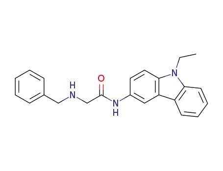 Acetamide, N-(9-ethyl-9H-carbazol-3-yl)-2-[(phenylmethyl)amino]-