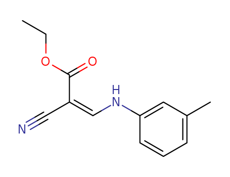 2-Propenoic acid, 2-cyano-3-[(3-methylphenyl)amino]-, ethyl ester, (Z)-