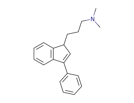 Molecular Structure of 62822-52-0 (1H-Indene-1-propanamine, N,N-dimethyl-3-phenyl-)