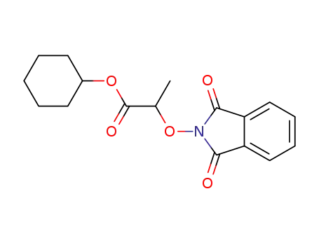 Propanoic acid, 2-[(1,3-dihydro-1,3-dioxo-2H-isoindol-2-yl)oxy]-,
cyclohexyl ester