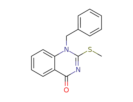 Molecular Structure of 5544-03-6 (4(1H)-Quinazolinone, 2-(methylthio)-1-(phenylmethyl)-)
