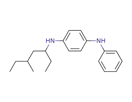 Molecular Structure of 3425-75-0 (1,4-Benzenediamine,N-(1-ethyl-3-methylpentyl)- N'-phenyl- )