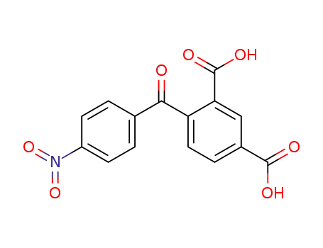 Molecular Structure of 52137-56-1 (1,3-Benzenedicarboxylic acid, 4-(4-nitrobenzoyl)-)