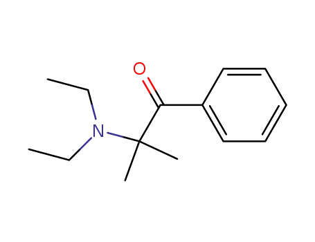 Molecular Structure of 13605-51-1 (2-(diethylamino)-2-methyl-1-phenylpropan-1-one)