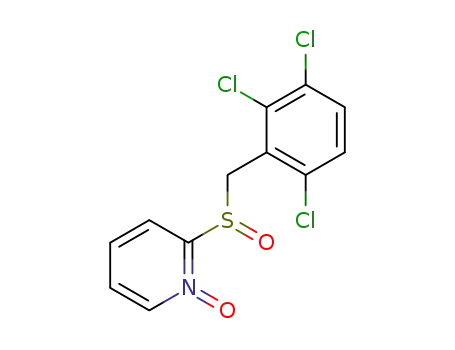 Molecular Structure of 60264-00-8 (Pyridine, 2-[[(2,3,6-trichlorophenyl)methyl]sulfinyl]-, 1-oxide)
