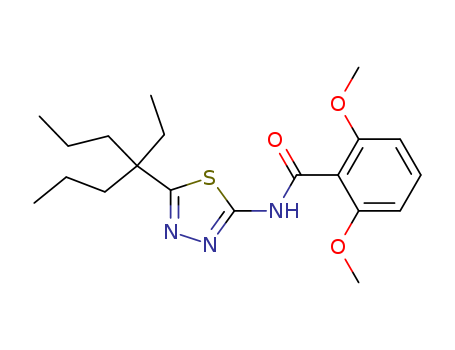 Benzamide,  N-[5-(1-ethyl-1-propylbutyl)-1,3,4-thiadiazol-2-yl]-2,6-dimethoxy-
