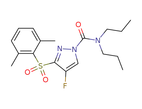 1H-Pyrazole-1-carboxamide,
3-[(2,6-dimethylphenyl)sulfonyl]-4-fluoro-N,N-dipropyl-