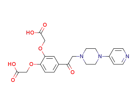 Acetic acid,
2,2'-[[4-[[4-(4-pyridinyl)-1-piperazinyl]acetyl]-1,2-phenylene]bis(oxy)]bis-