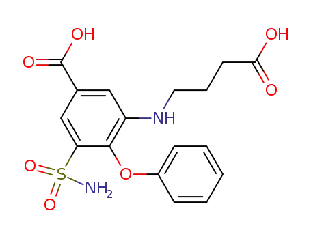 Molecular Structure of 57584-24-4 (Benzoic acid, 3-(aminosulfonyl)-5-[(3-carboxypropyl)amino]-4-phenoxy-)