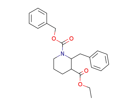 1,3-Piperidinedicarboxylic acid, 2-(phenylmethyl)-, 3-ethyl
1-(phenylmethyl) ester