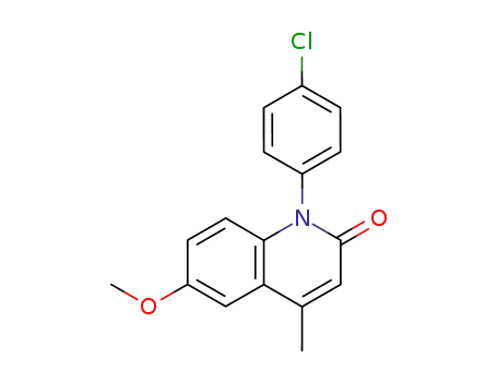 1-(4-Chlorophenyl)-6-methoxy-4-methylquinolin-2(1H)-one
