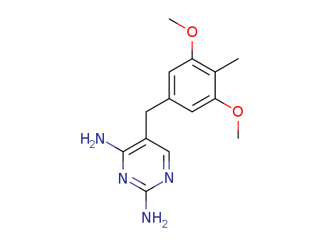 2,4-Pyrimidinediamine, 5-[(3,5-dimethoxy-4-methylphenyl)methyl]-