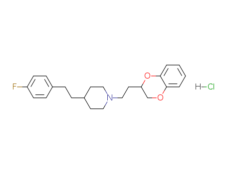 Piperidine,  1-[2-(2,3-dihydro-1,4-benzodioxin-2-yl)ethyl]-4-[2-(4-fluorophenyl)ethyl]-,  hydrochloride