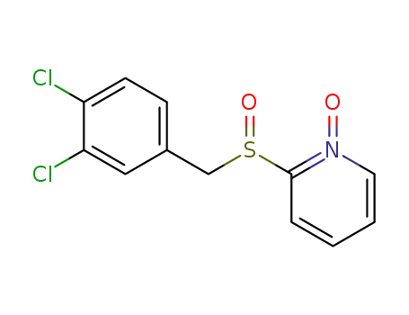 Molecular Structure of 60264-33-7 (Pyridine, 2-[[(3,4-dichlorophenyl)methyl]sulfinyl]-, 1-oxide)