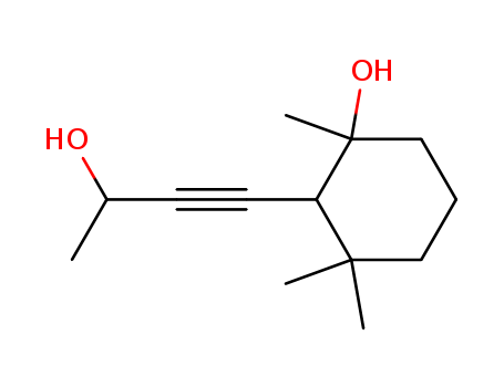 Cyclohexanol, 2-(3-hydroxy-1-butynyl)-1,3,3-trimethyl-