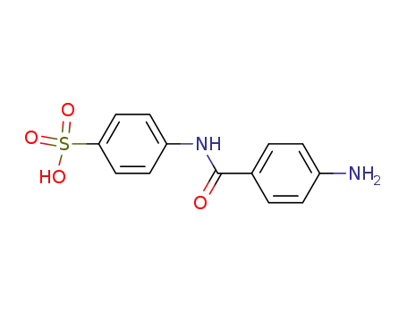 Molecular Structure of 50618-57-0 (Benzenesulfonic acid, 4-[(4-aminobenzoyl)amino]-)