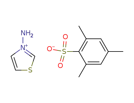 Molecular Structure of 52197-73-6 (3-amino-thiazolium; 2,4,6-trimethyl-benzenesulfonate)