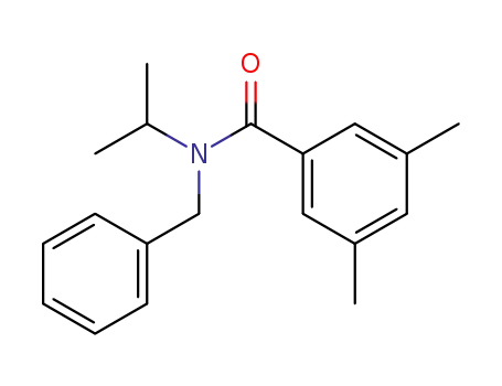 Molecular Structure of 35256-86-1 (N-Benzyl-N-isopropyl-3,5-dimethylbenzamide)