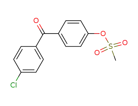 Methanone, (4-chlorophenyl)[4-[(methylsulfonyl)oxy]phenyl]-