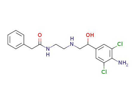 1-(4-amino-3,5-dichlorophenyl)-2-[2-(2-phenylacetamido)ethylamino]ethanol