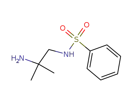 Molecular Structure of 87484-87-5 (Benzenesulfonamide, N-(2-amino-2-methylpropyl)-)
