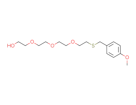 Molecular Structure of 374808-08-9 (5,8,11-Trioxa-2-thiatridecan-13-ol, 1-(4-methoxyphenyl)-)