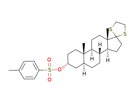 17,17-(1,2-Ethanediyldithio)-3α-tosyloxy-5α-androstane
