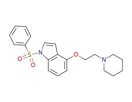 1H-Indole, 1-(phenylsulfonyl)-4-[2-(1-piperidinyl)ethoxy]-