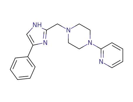Piperazine, 1-[(4-phenyl-1H-imidazol-2-yl)methyl]-4-(2-pyridinyl)-