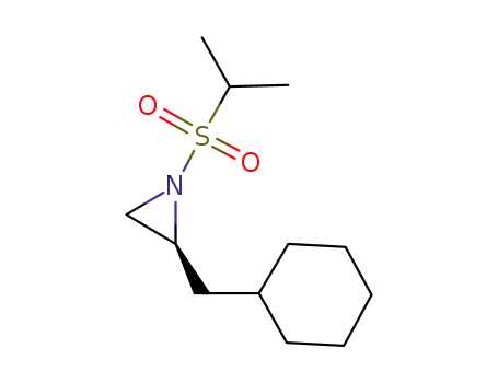 Aziridine, 2-(cyclohexylmethyl)-1-[(1-methylethyl)sulfonyl]-, (2S)-