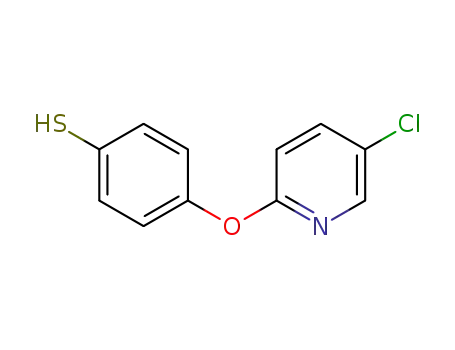 Molecular Structure of 193022-96-7 (Benzenethiol, 4-[(5-chloro-2-pyridinyl)oxy]-)