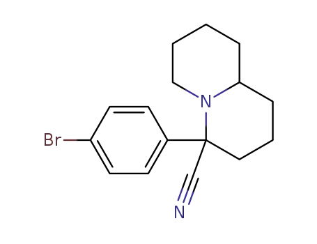 Molecular Structure of 405315-55-1 (2H-Quinolizine-4-carbonitrile, 4-(4-bromophenyl)octahydro-)