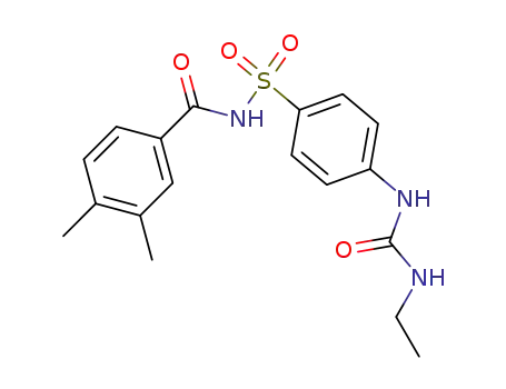 Benzamide,
N-[[4-[[(ethylamino)carbonyl]amino]phenyl]sulfonyl]-3,4-dimethyl-