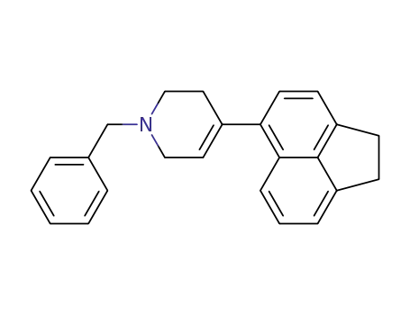 Molecular Structure of 188861-23-6 (Pyridine,
4-(1,2-dihydro-5-acenaphthylenyl)-1,2,3,6-tetrahydro-1-(phenylmethyl)-)