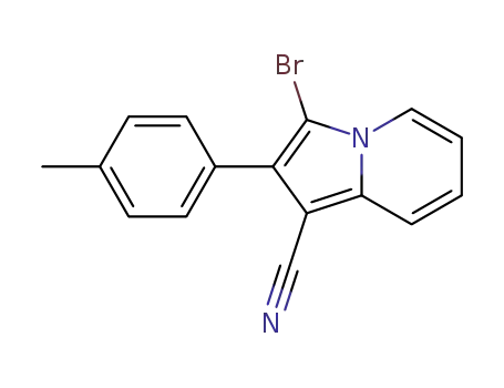 1-Indolizinecarbonitrile, 3-bromo-2-(4-methylphenyl)-