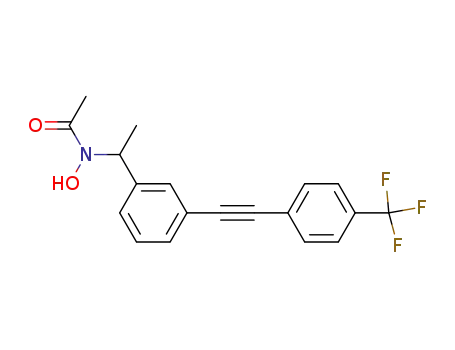 Acetamide,
N-hydroxy-N-[1-[3-[[4-(trifluoromethyl)phenyl]ethynyl]phenyl]ethyl]-