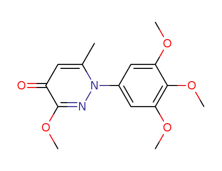 4(1H)-Pyridazinone, 3-methoxy-6-methyl-1-(3,4,5-trimethoxyphenyl)-