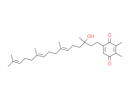 2,5-Cyclohexadiene-1,4-dione,
5-[(6E,10E)-3-hydroxy-3,7,11,15-tetramethyl-6,10,14-hexadecatrienyl]-
2,3-dimethyl-