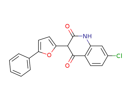 2,4(1H,3H)-Quinolinedione, 7-chloro-3-(5-phenyl-2-furanyl)-