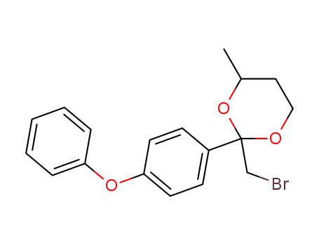 1,3-Dioxane, 2-(bromomethyl)-4-methyl-2-(4-phenoxyphenyl)-